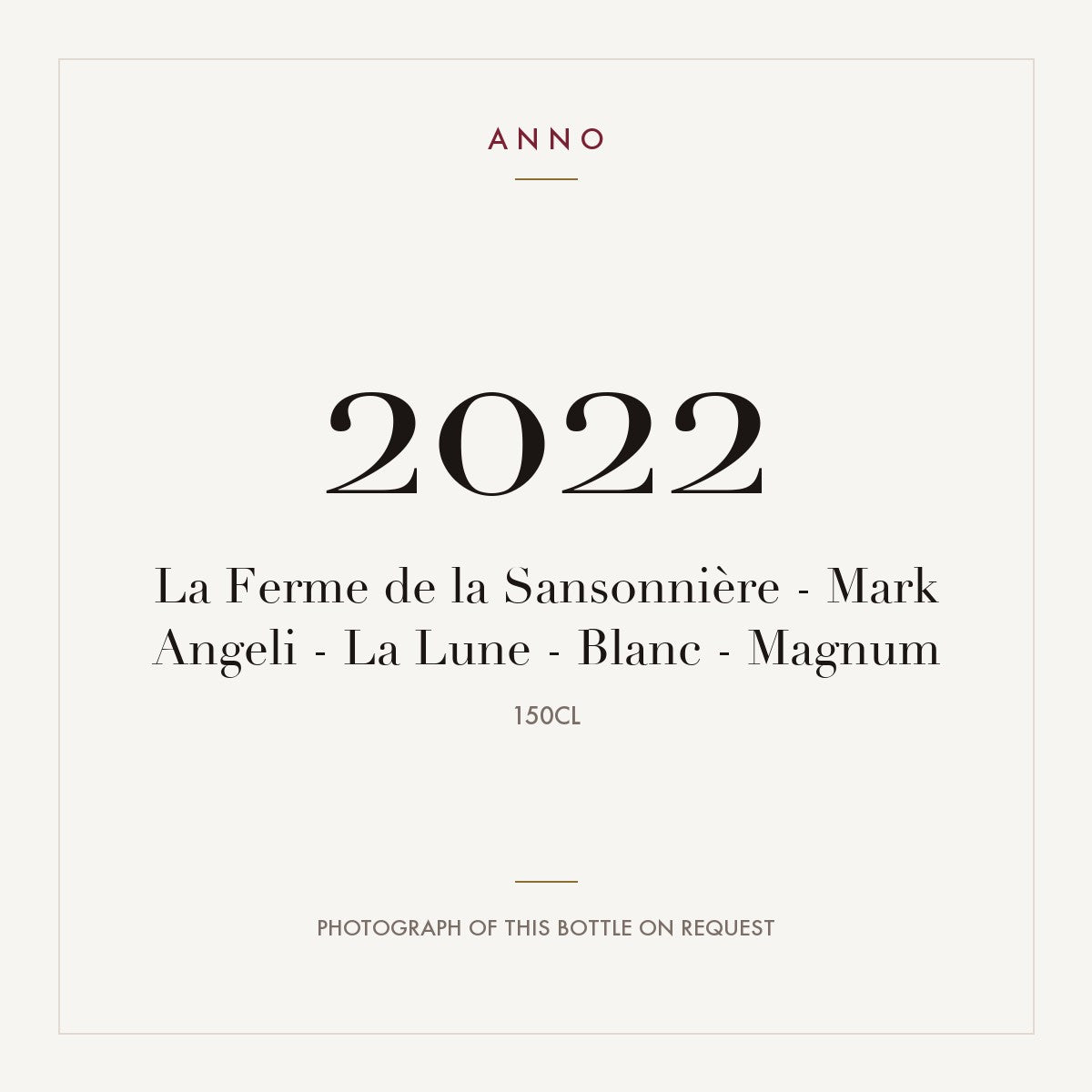La Ferme de la Sansonniere La Lune 2022 1,5l