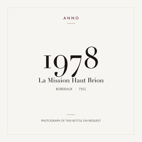 La Mission Haut Brion 1978 0,75l