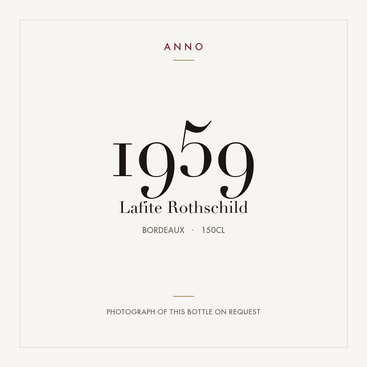 Lafite Rothschild 1959 1,5l