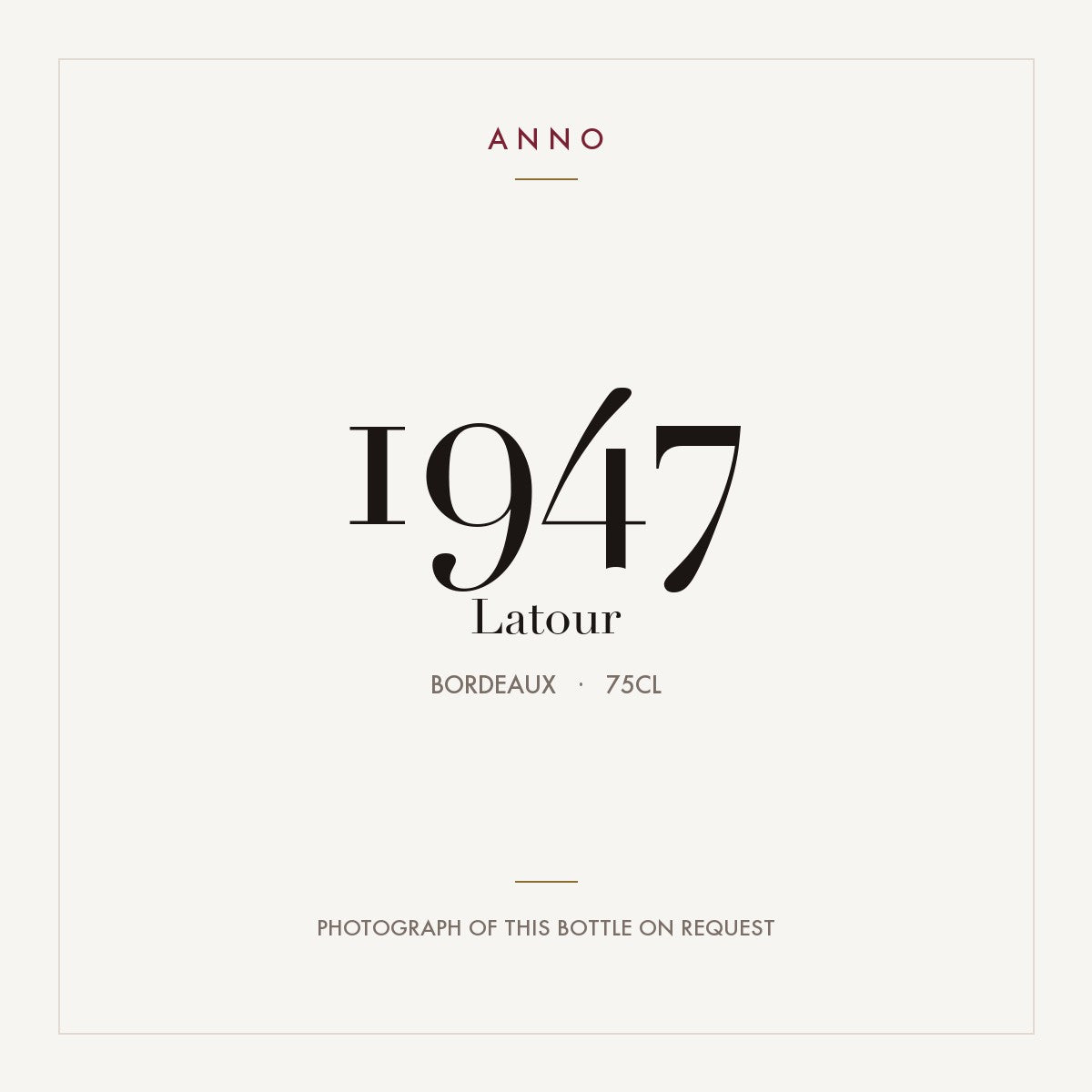 Latour 1947 0,75l