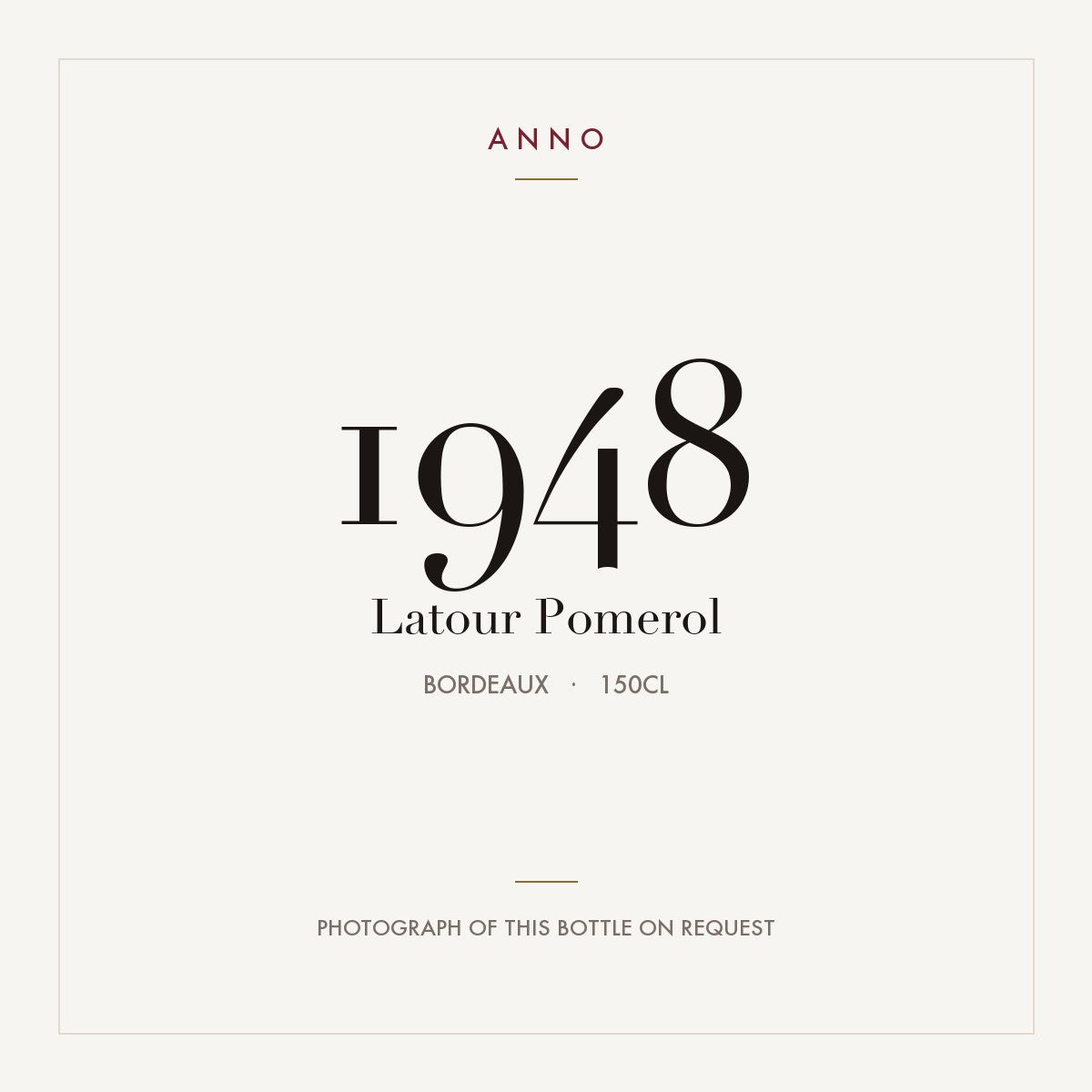 Latour Pomerol 1948 1,5l