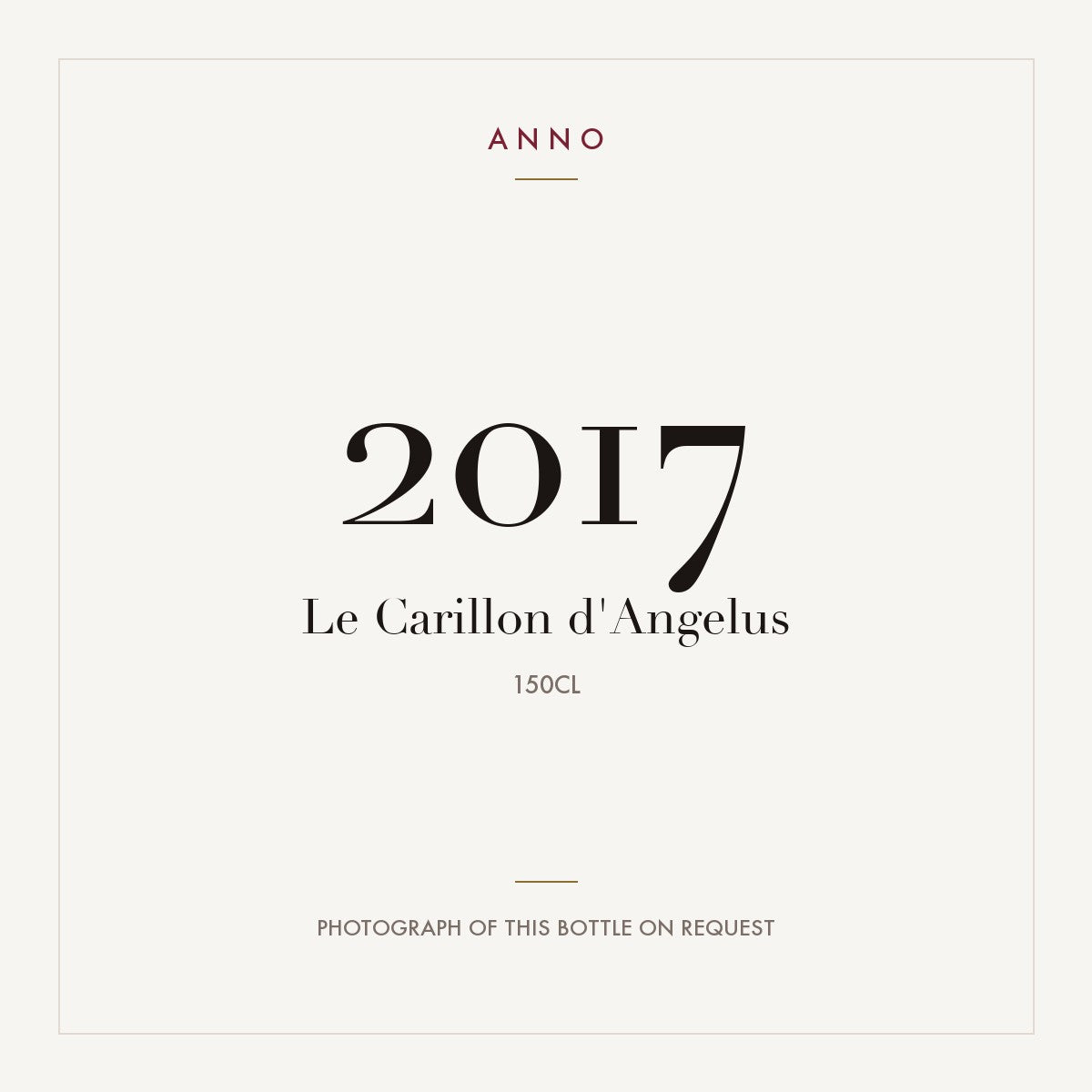 Le Carillon d'Angelus Saint-Emilion 2017 AOC 1,5l