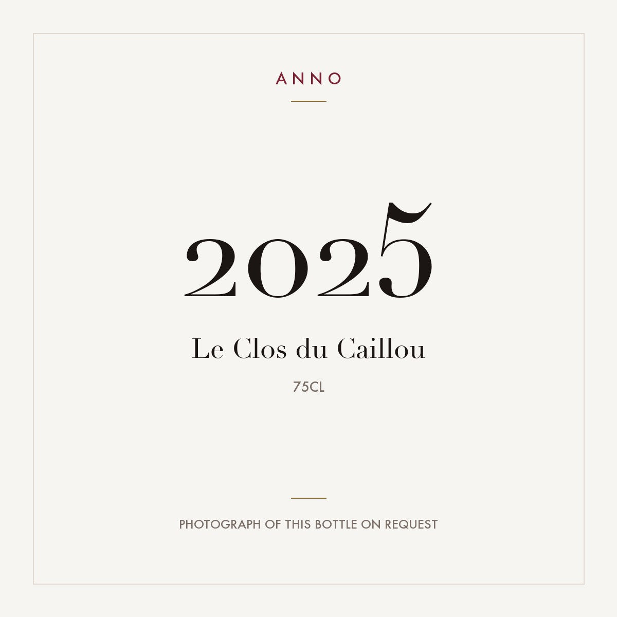 Le Clos du Caillou Cotes du Rhone 2025 0,75l