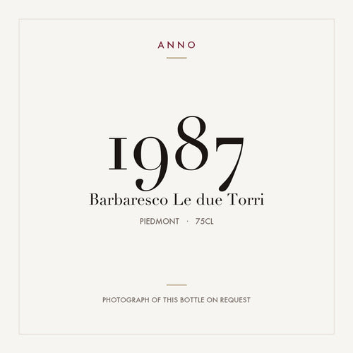 Le Due Torri Barbaresco 1987 DOCG 0,75l