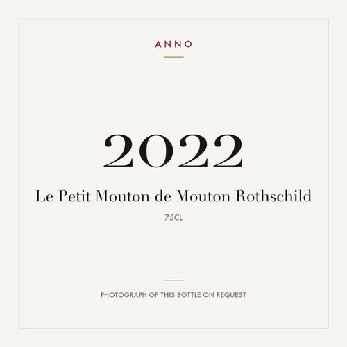 Le Petit Mouton de Mouton Rothschild Pauillac 2022 AOC 0,75l