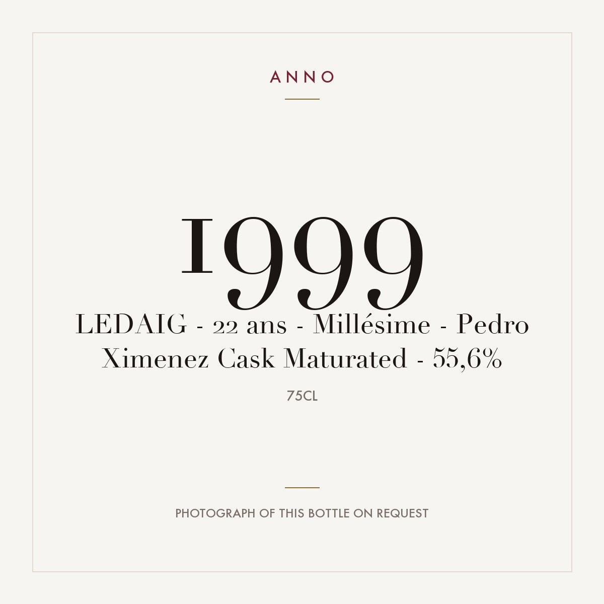 Ledaig Pedro Ximenez Cask Maturated 22 Years Old 1999 0,75l