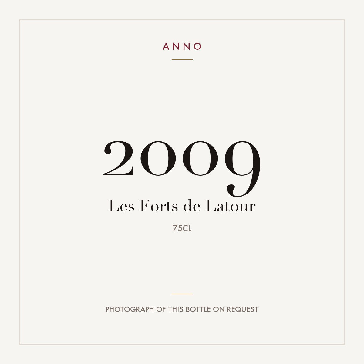 Les Forts de Latour Pauillac 2009 AOC 0,75l