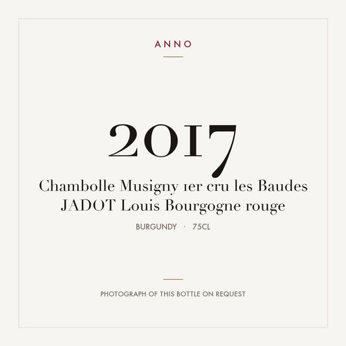 Louis Jadot Chambolle-Musigny Premier Cru Les Baudes 2017 AOC 0,75l