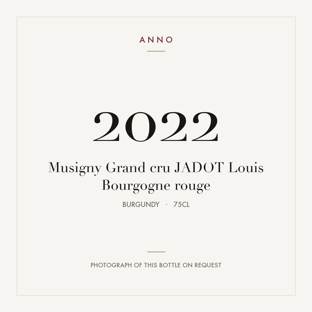 Louis Jadot Musigny Grand Cru 2022 AOC 0,75l
