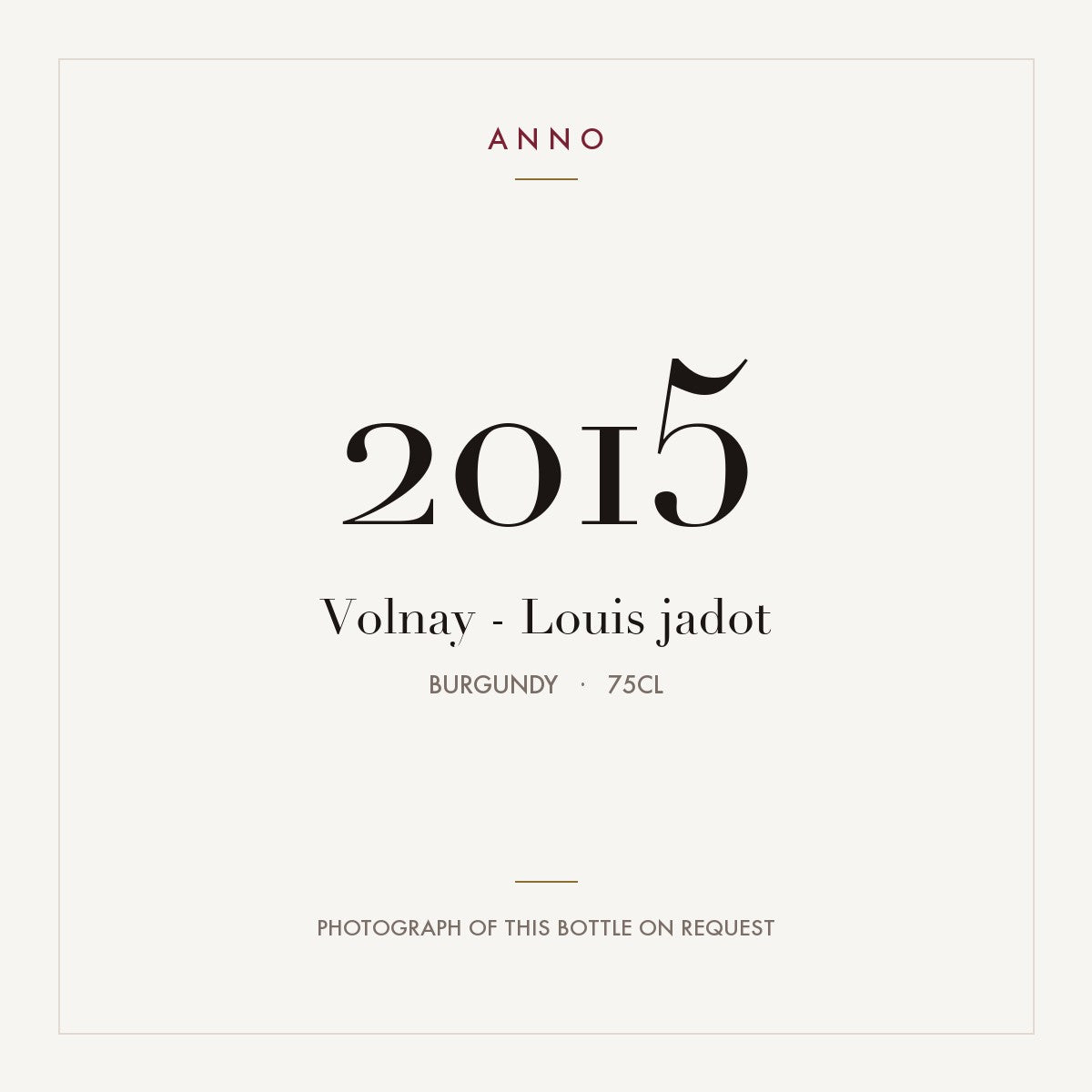 Louis Jadot Volnay 2015 AOC 0,75l