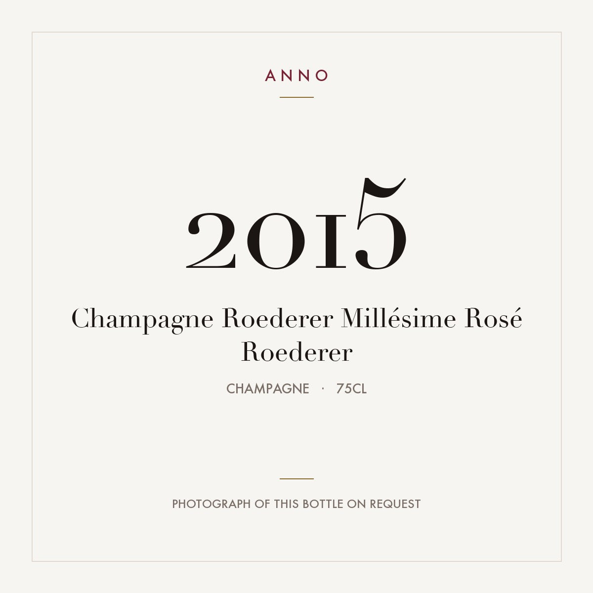 Louis Roederer Millesime Rose Champagne 2015 AOC 0,75l