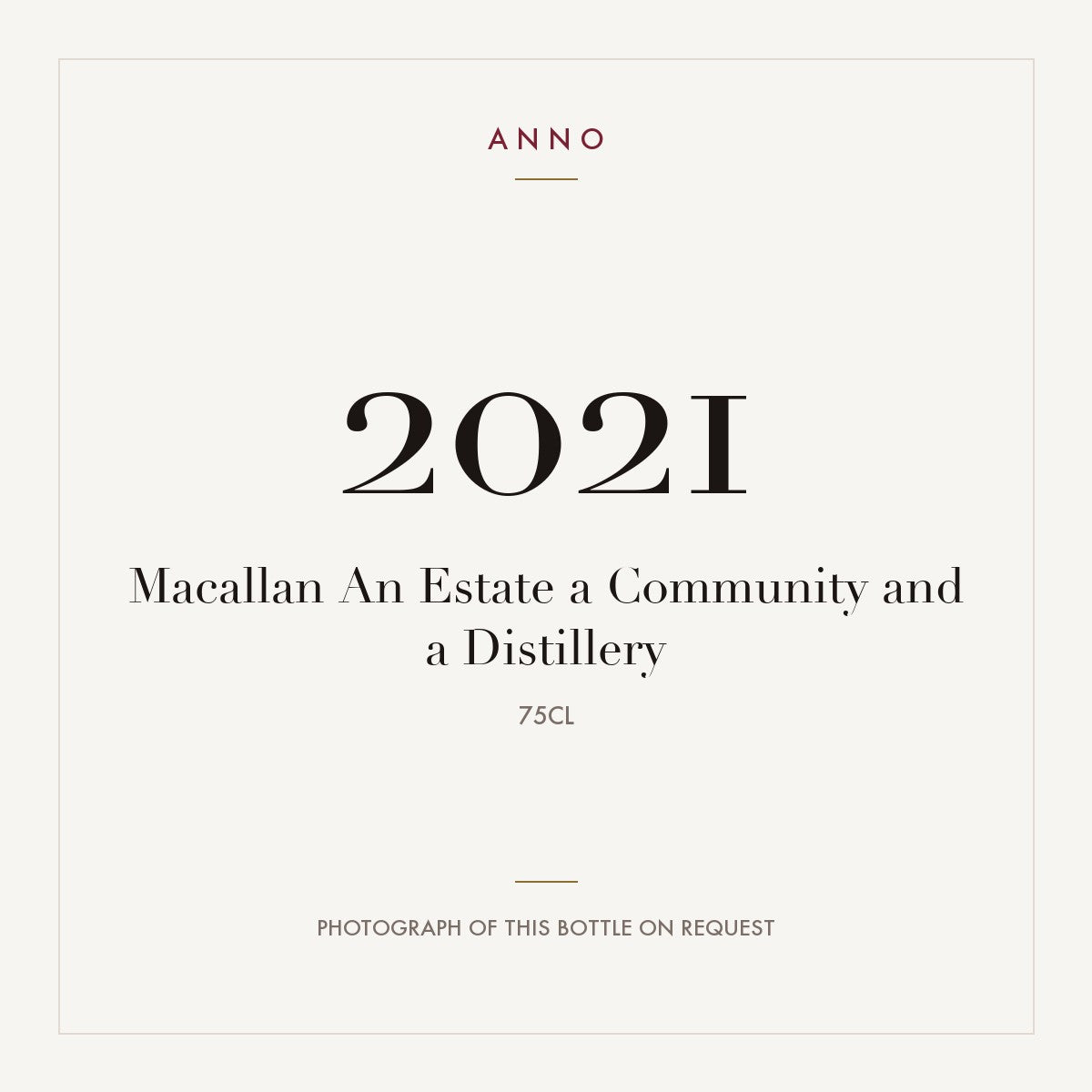 Macallan An Estate a Community and a Distillery 2021 0,75l