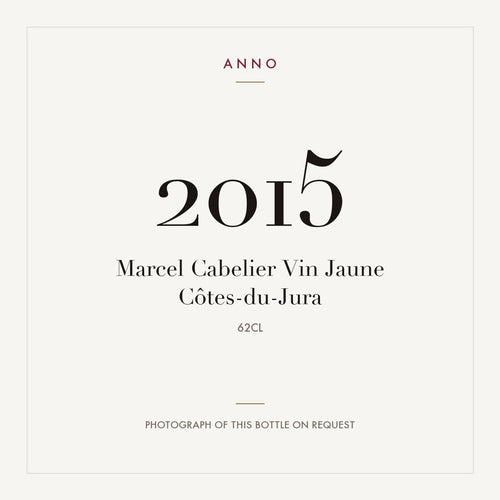 Marcel Cabelier Cotes-du-Jura Vin Jaune 2015 AOC 0,62l