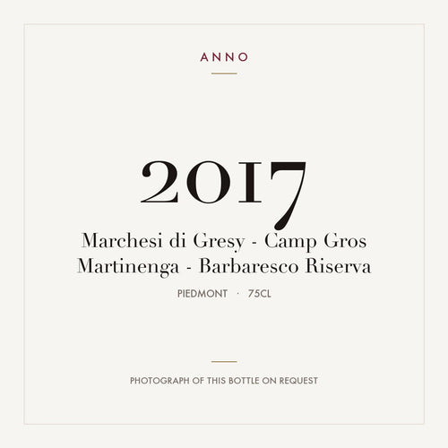 Marchesi di Gresy Barbaresco Riserva Camp Gros Martinenga 2017 DOCG 0,75l