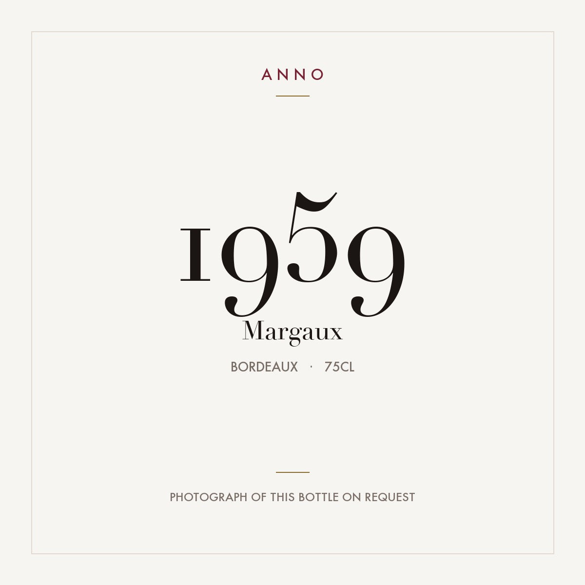 Margaux 1959 0,75l