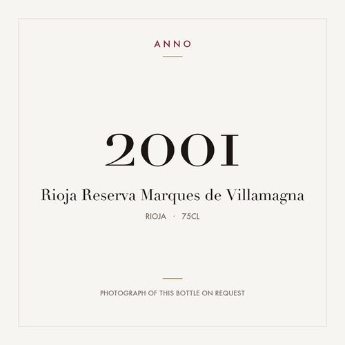 Marques de Villamagna Rioja Reserva 2001 DOCa 0,75l