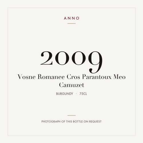 Me0-Camuzet Vosne-Romanee Premier Cru Cros Parantoux 2009 AOC 0,75l
