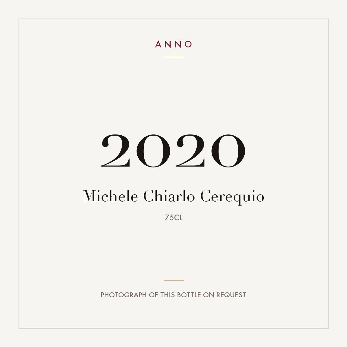 Michele Chiarlo Barolo Cerequio 2020 DOCG 0,75l