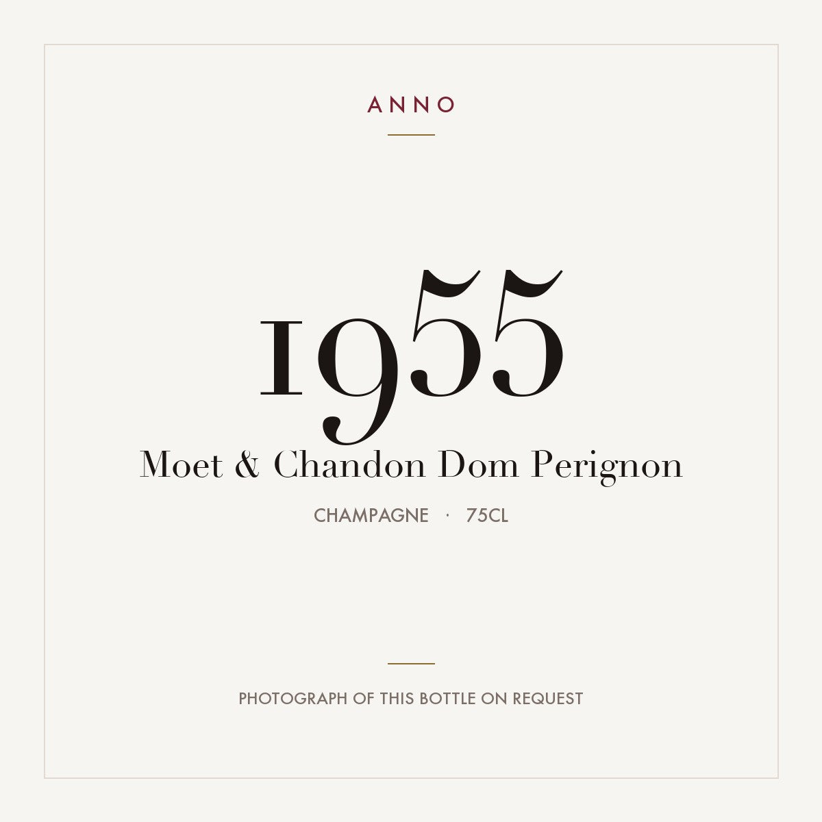 Moet & Chandon Dom Perignon 1955 0,75l
