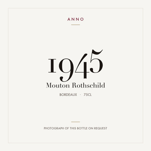 Mouton Rothschild 1945 0,75l