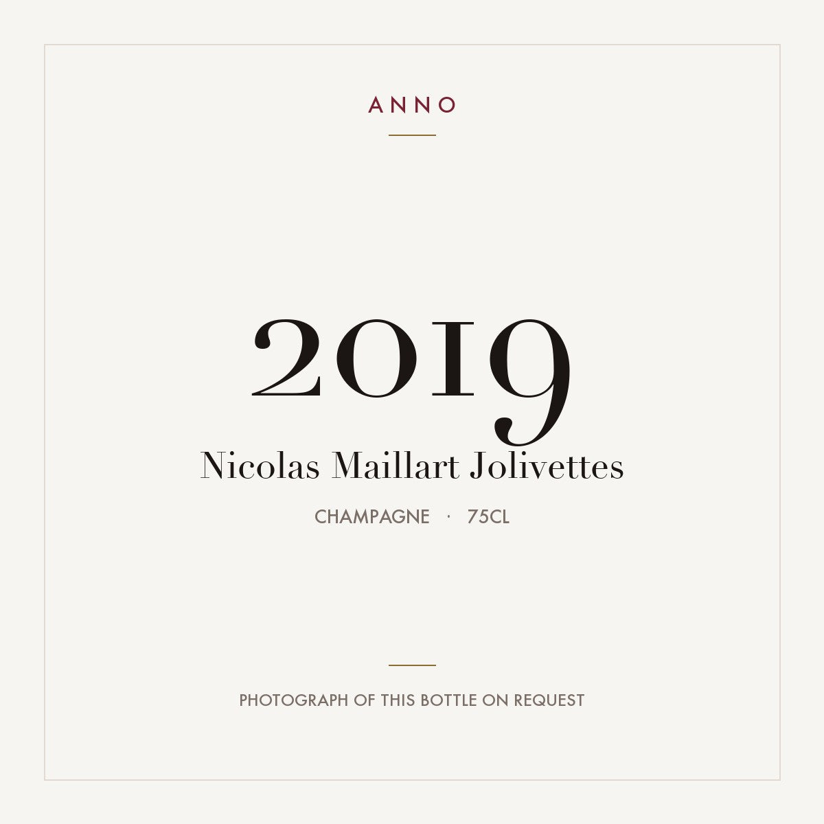 Nicolas Maillart Jolivettes 2019 0,75l