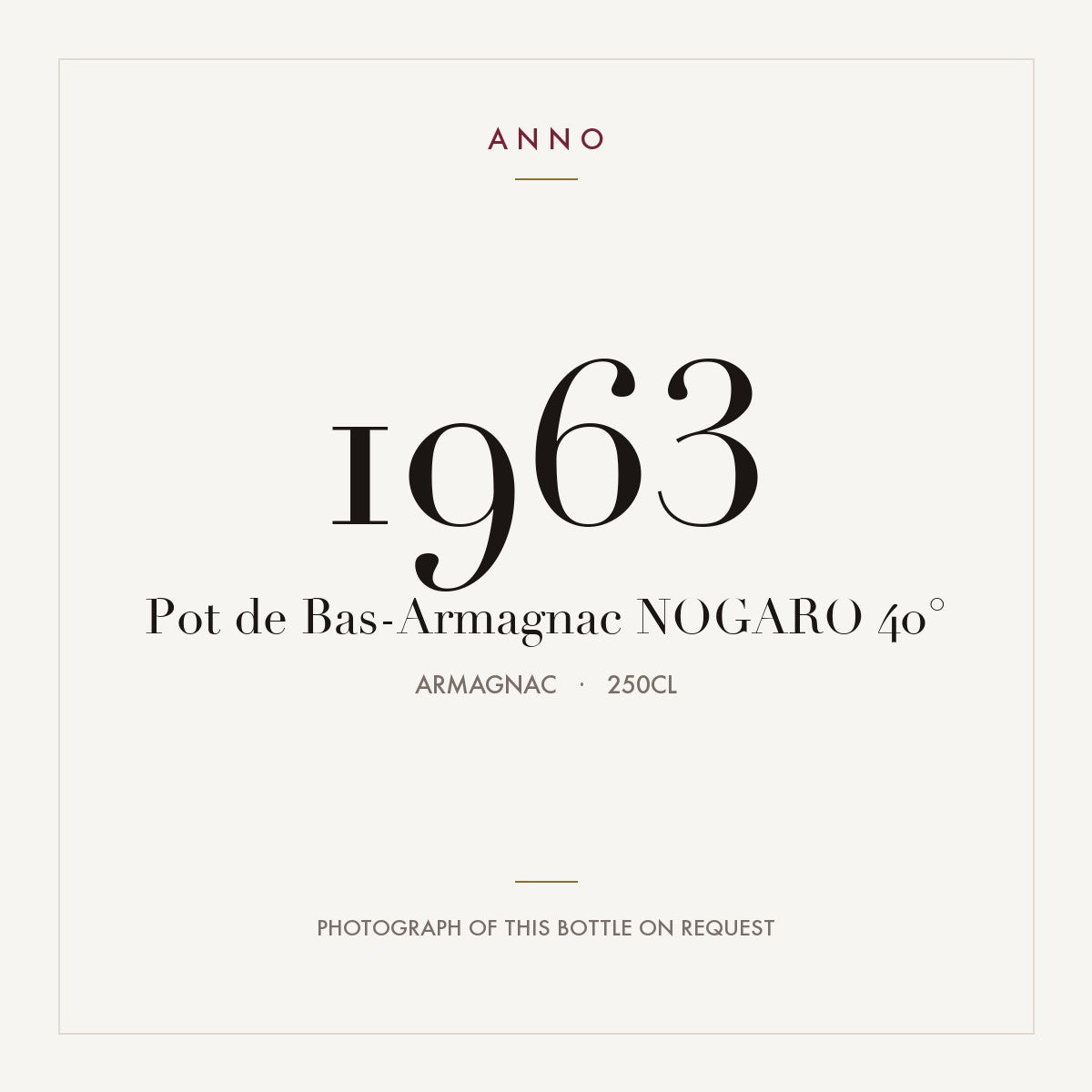 Nogaro Bas-Armagnac 1963 2,5l