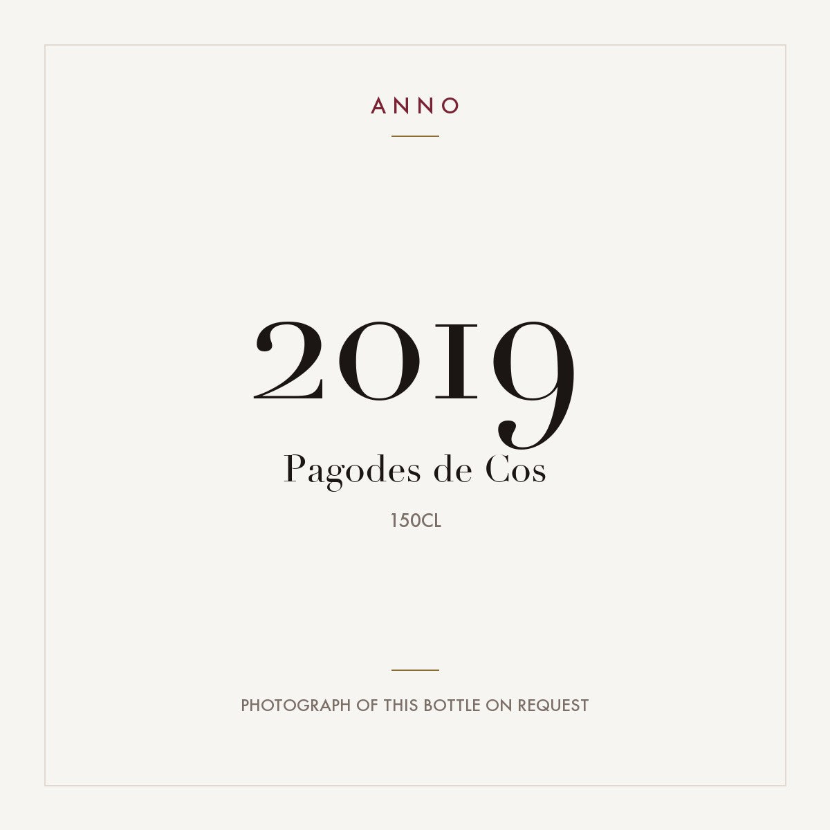 Pagodes de Cos Saint-Estephe 2019 AOC 1,5l