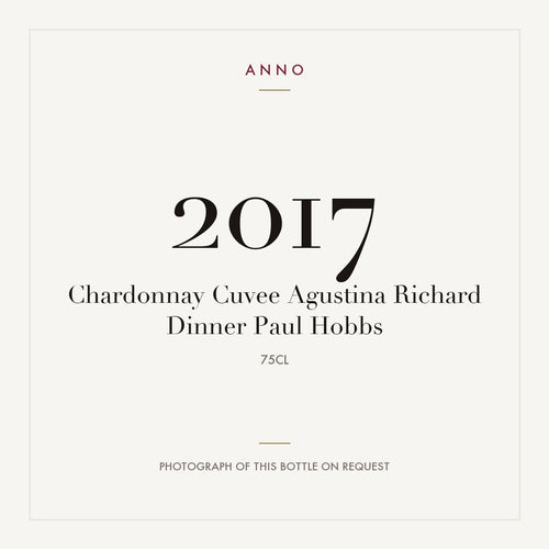 Paul Hobbs Chardonnay Cuvee Agustina Richard Dinner 2017 0,75l