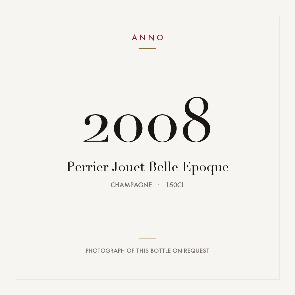 Perrier Jouet Belle Epoque 2008 1,5l