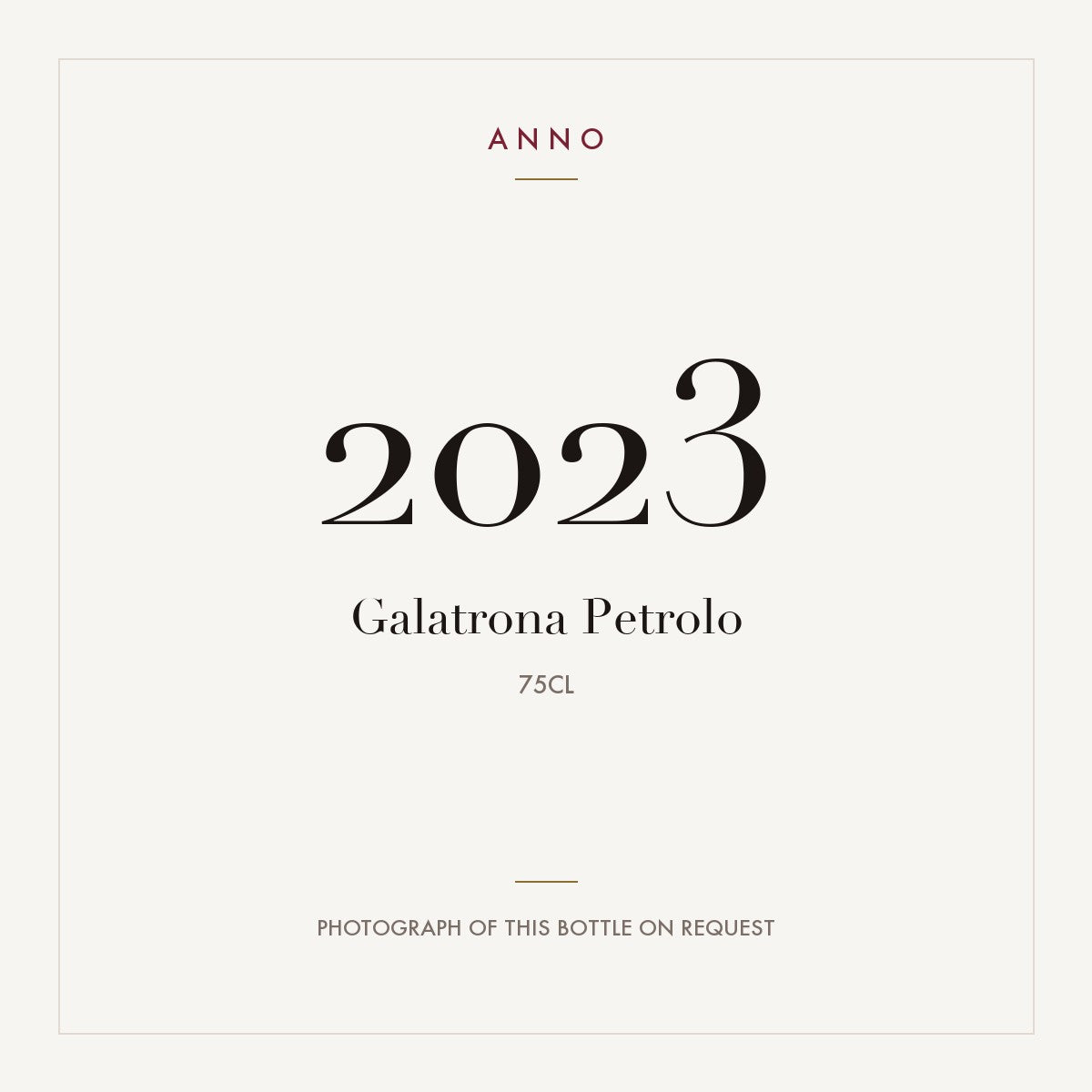Petrolo Galatrona 2023 IGT 0,75l
