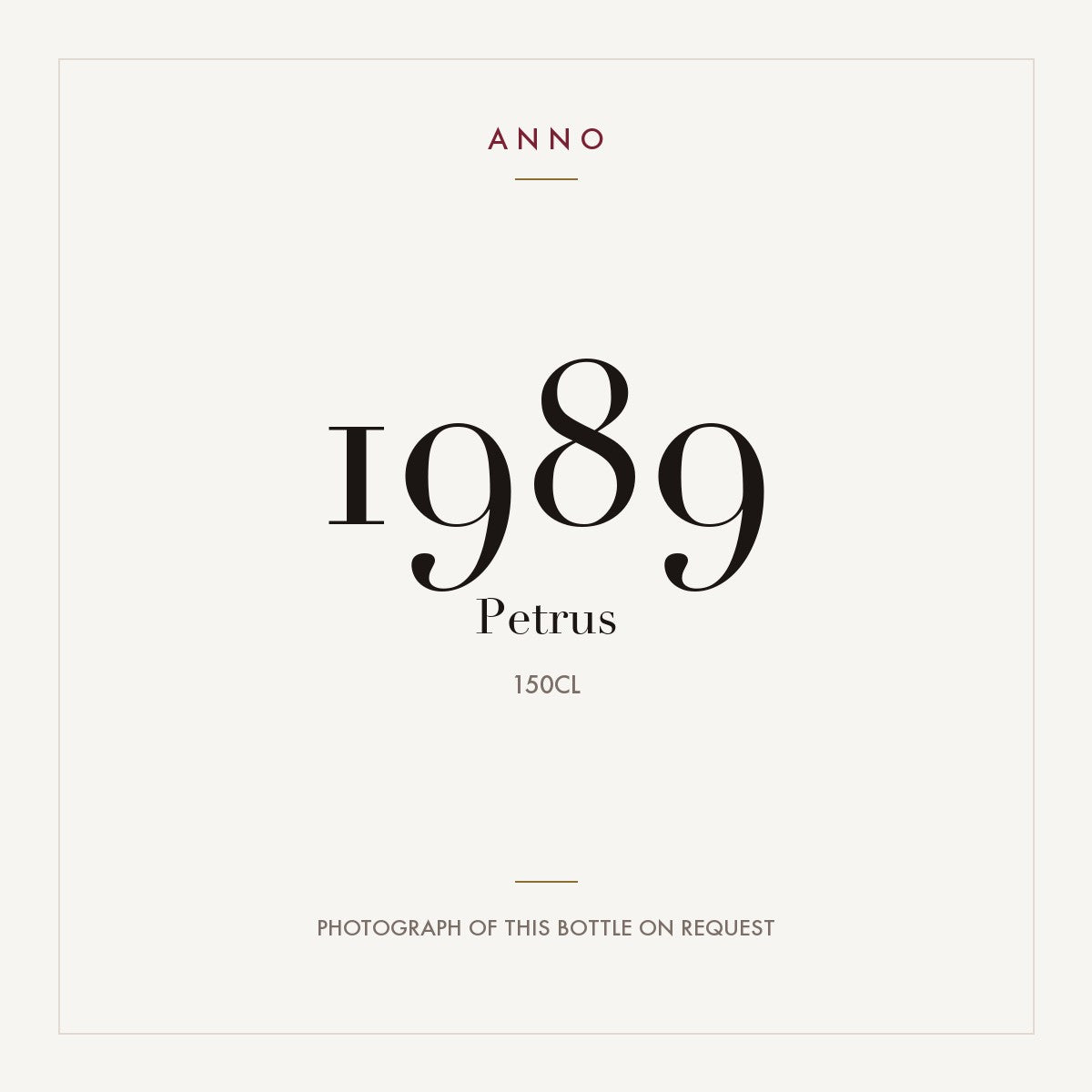 Petrus Pomerol 1989 AOC 1,5l