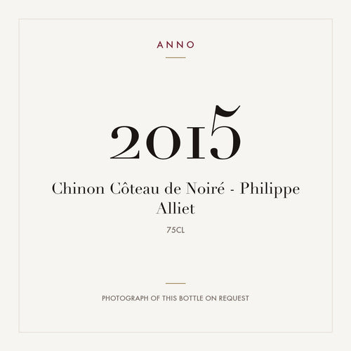 Philippe Alliet Chinon Coteau de Noire 2015 AOC 0,75l
