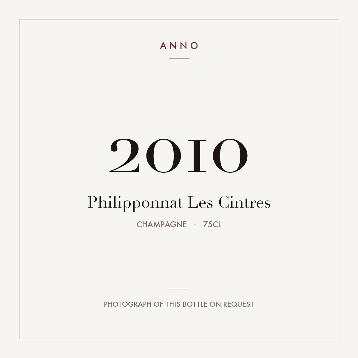 Philipponnat Les Cintres 2010 0,75l