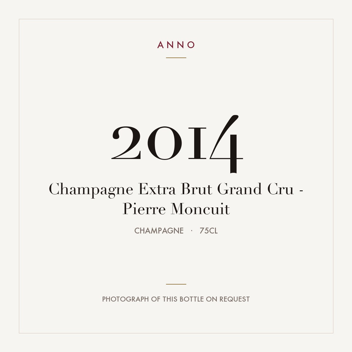 Pierre Moncuit Extra Brut Champagne Grand Cru 2014 AOC 0,75l