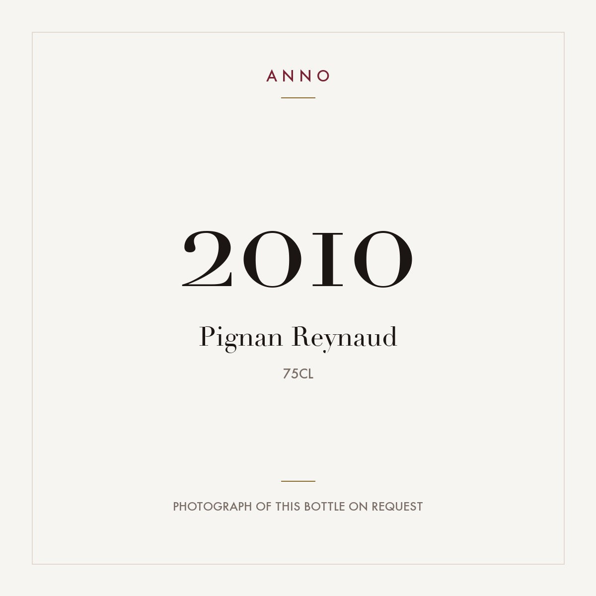 Pignan Reynaud Chateauneuf-du-Pape 2010 0,75l