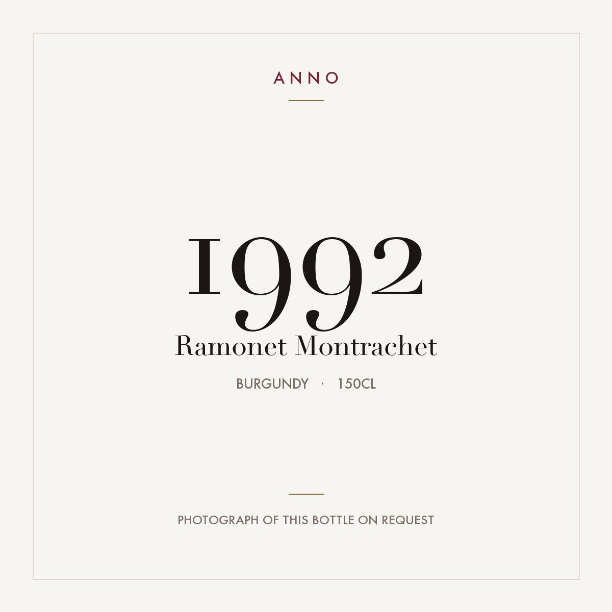 Ramonet Montrachet 1992 1,5l