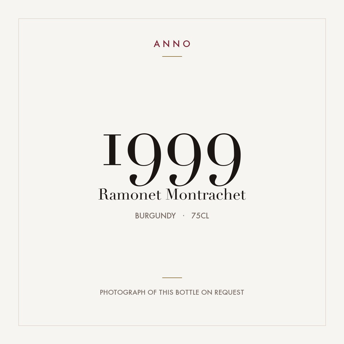 Ramonet Montrachet Grand Cru 1999 AOC 0,75l
