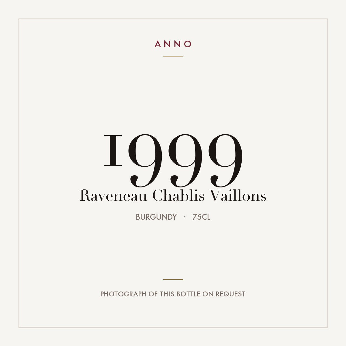 Raveneau Chablis Vaillons 1999 0,75l