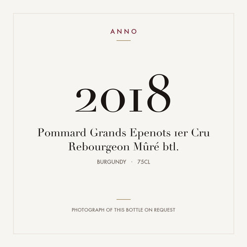 Rebourgeon Mure Pommard Premier Cru Grands Epenots 2018 AOC 0,75l