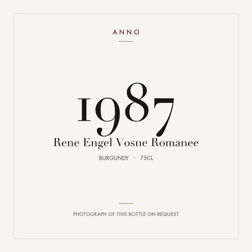 Rene Engel Vosne-Romanee 1987 AOC 0,75l