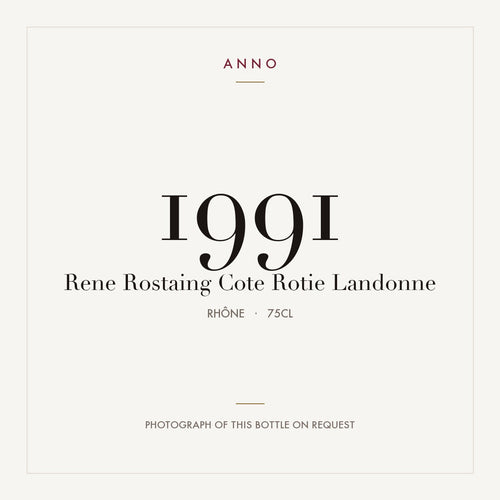 Rene Rostaing Cote-Rotie La Landonne 1991 AOC 0,75l