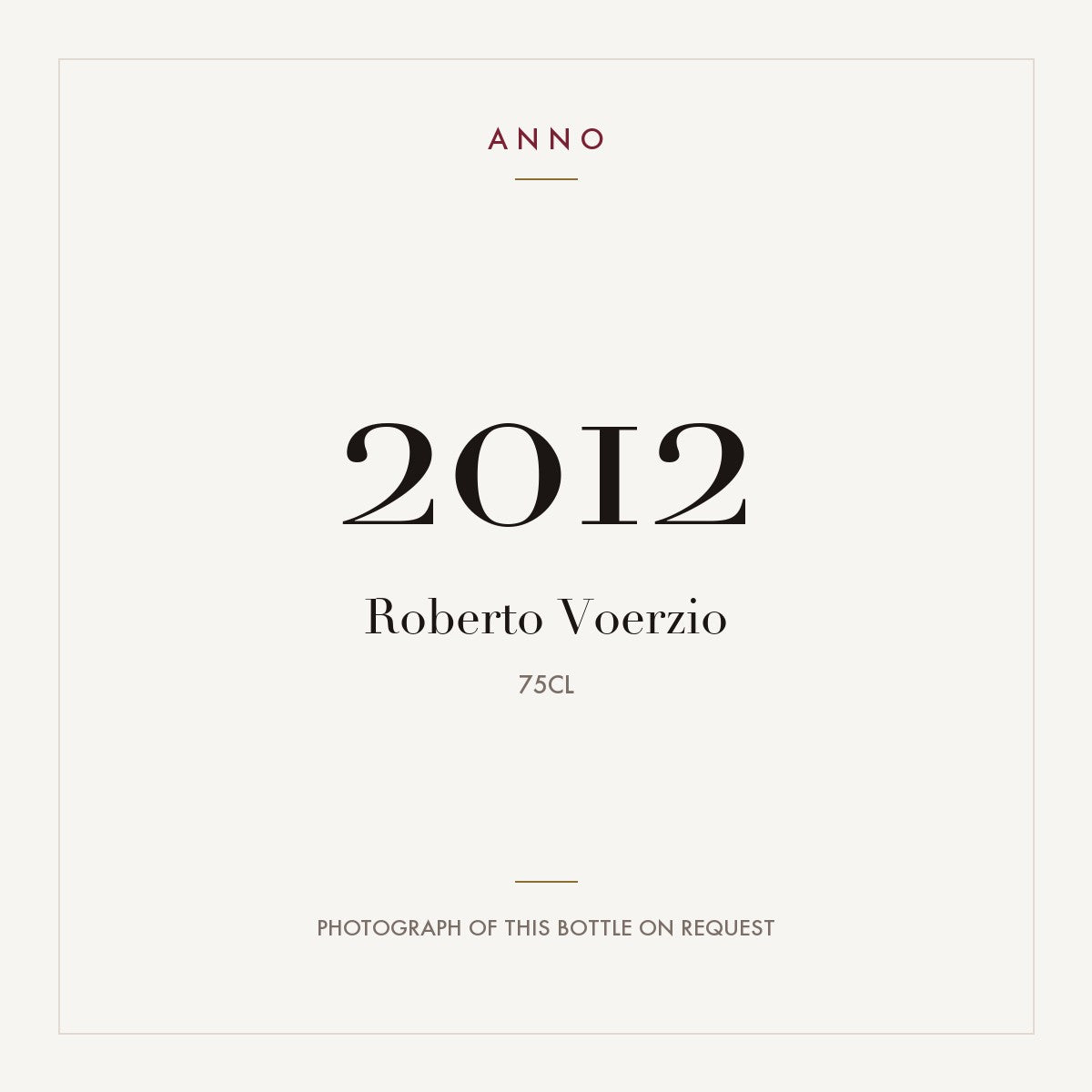 Roberto Voerzio Cerequio Barolo 2012 0,75l