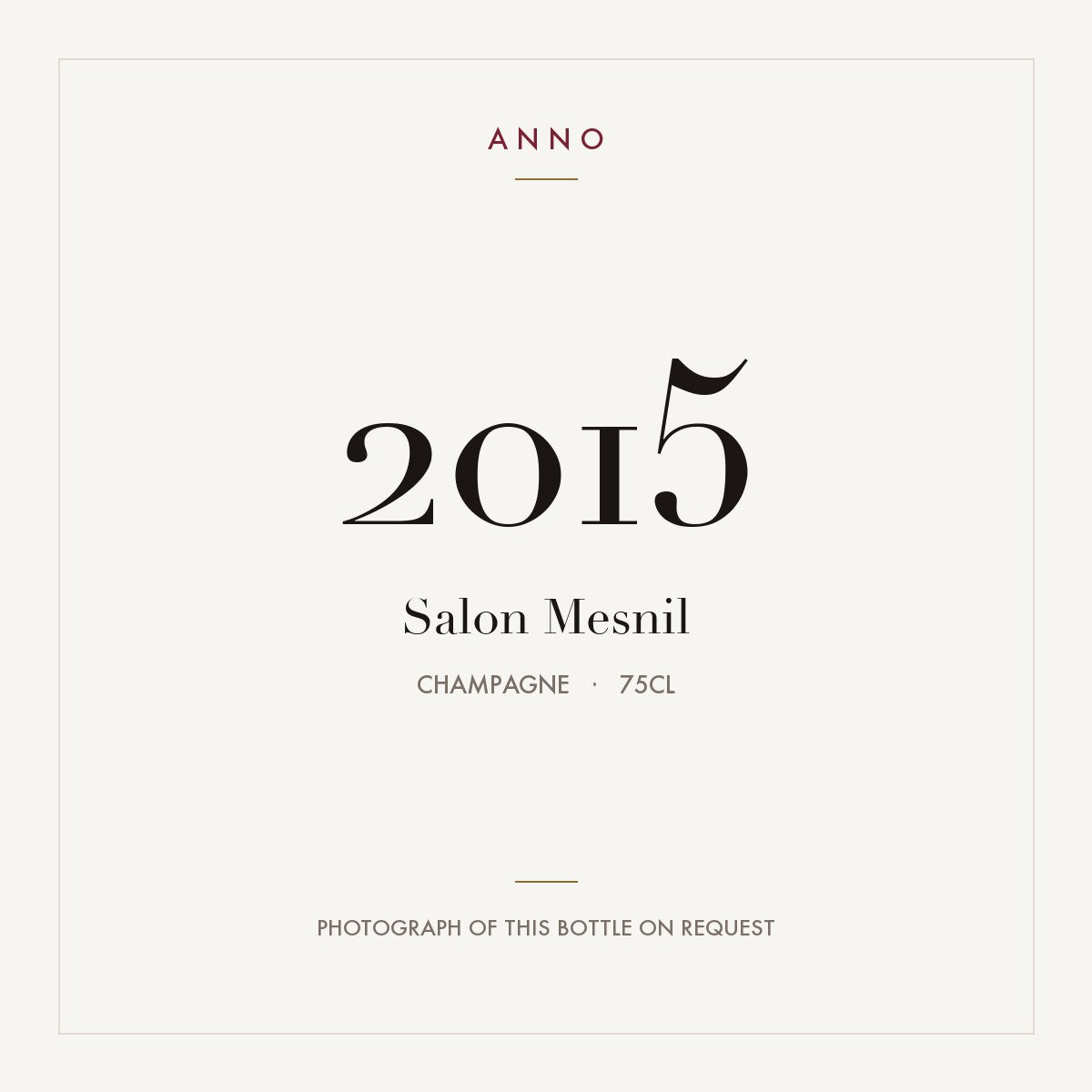 Salon Mesnil 2015 0,75l