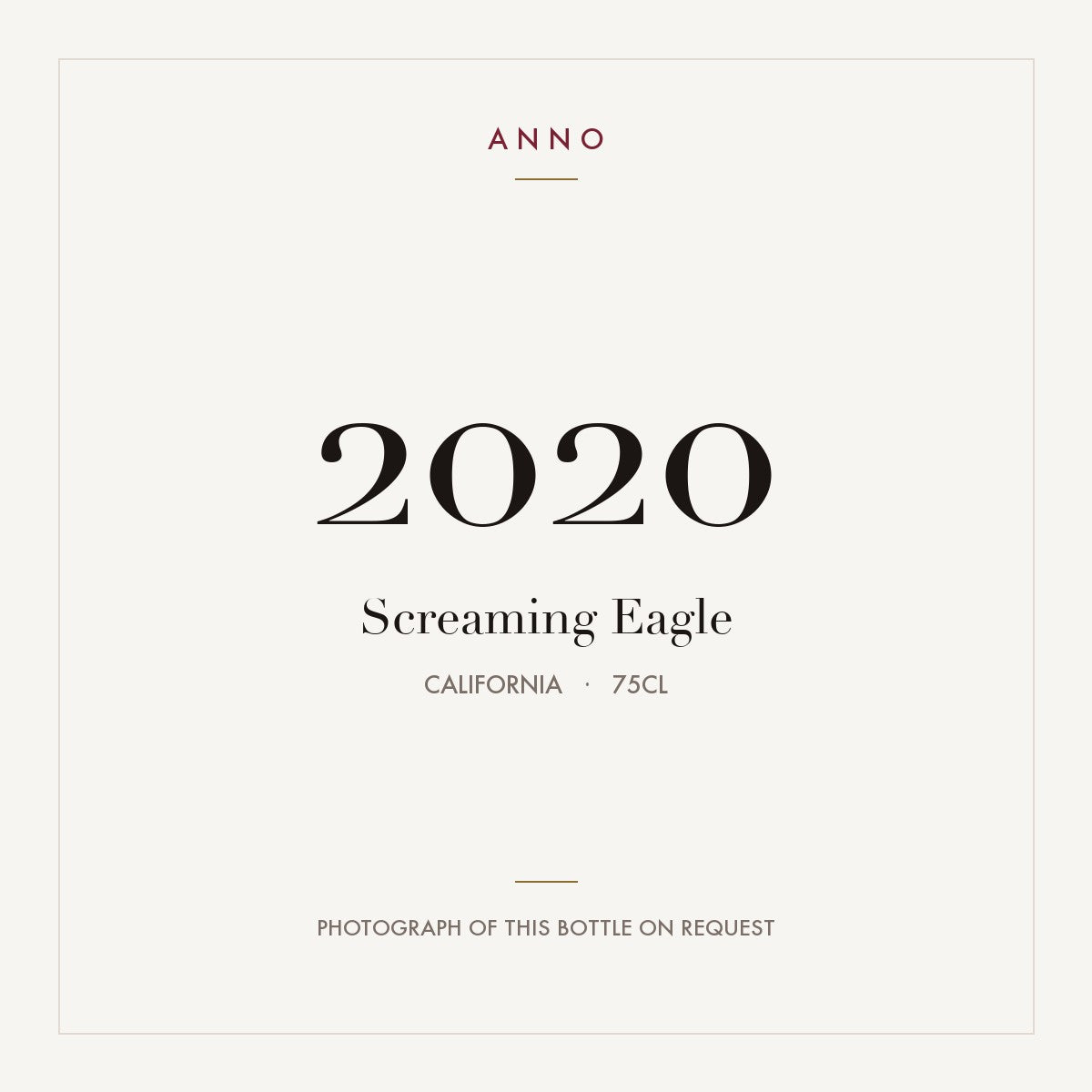 Screaming Eagle 2020 0,75l