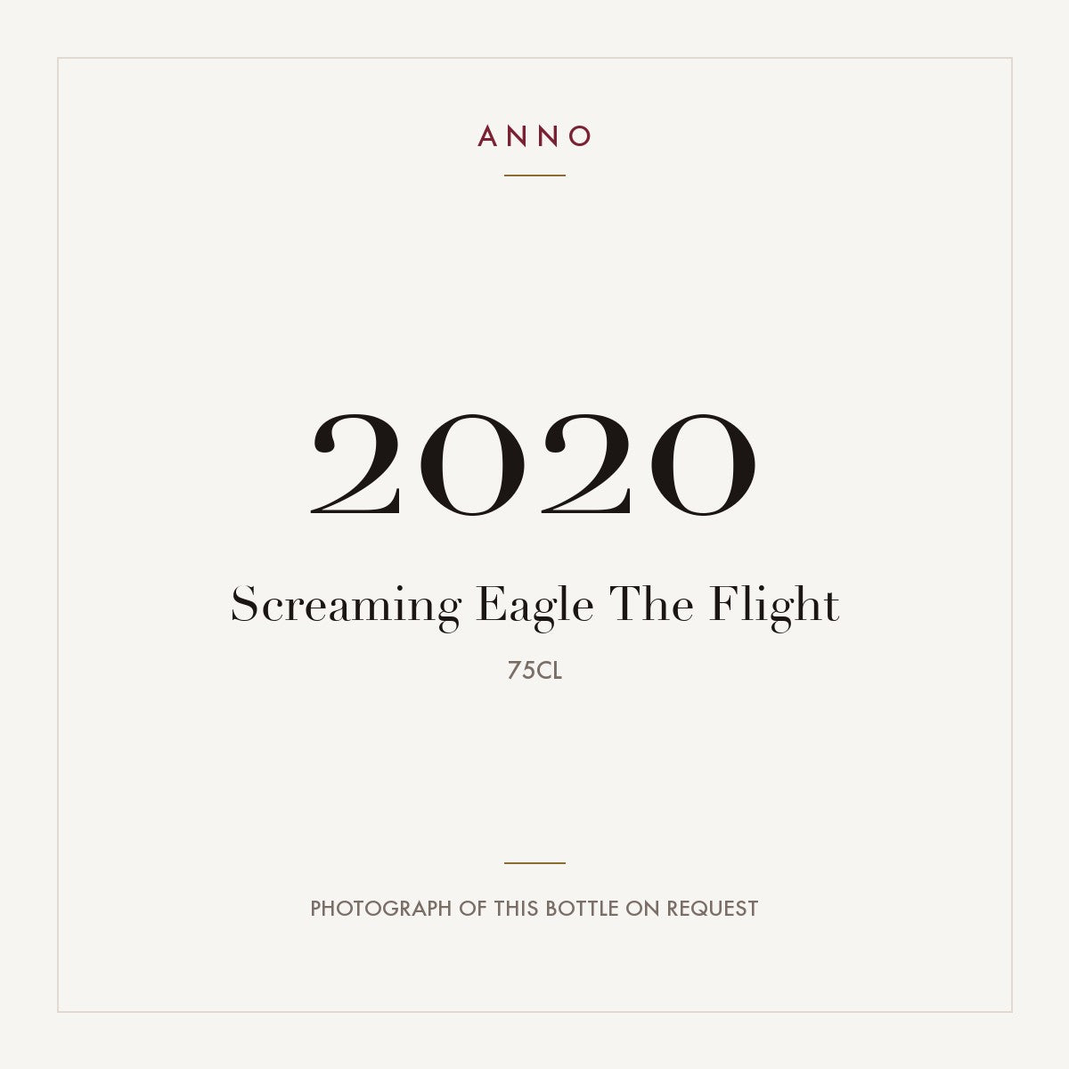 Screaming Eagle The Flight 2020 0,75l