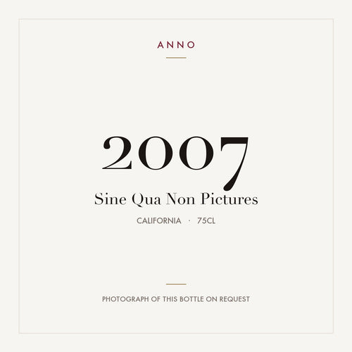 Sine Qua Non Pictures 2007 0,75l