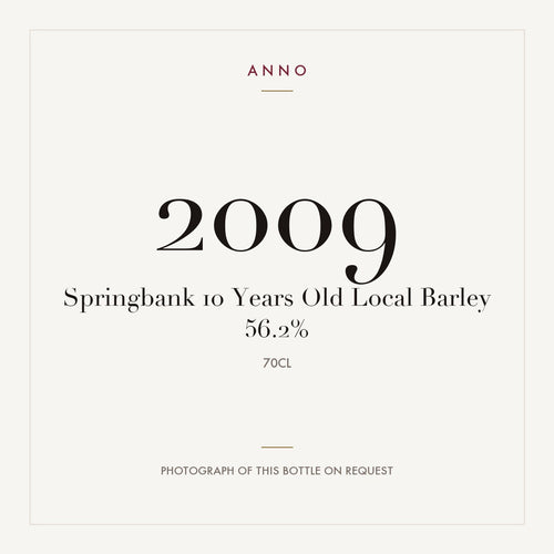 Springbank 10 Years Old Local Barley 2009 0,7l