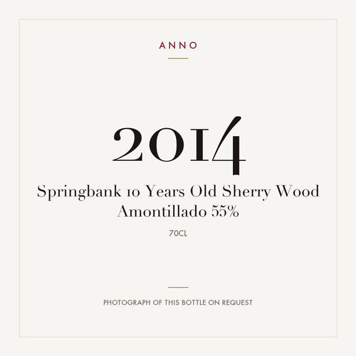 Springbank 10 Years Old Sherry Wood Amontillado 2014 0,7l