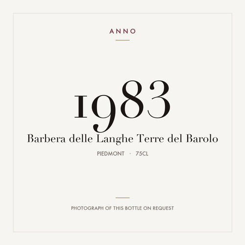 Terre del Barolo Barbera delle Langhe 1983 DOC 0,75l