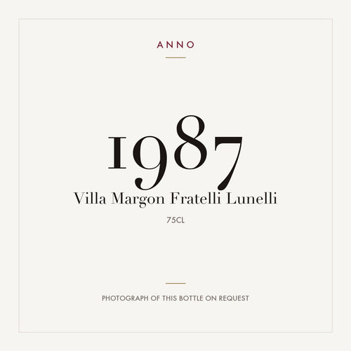 Villa Margon Fratelli Lunelli 1987 0,75l